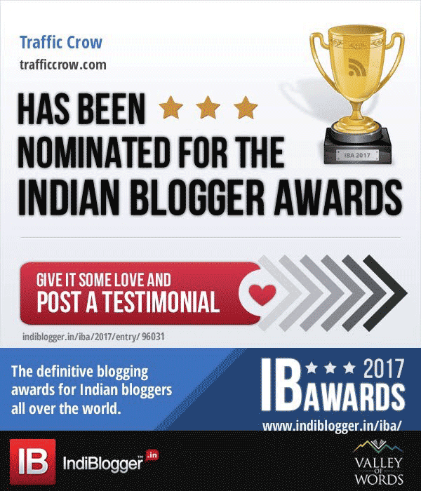 Indian Blogger award